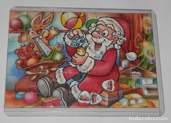Figuras de goma Kinder: PUZZLE KINDER-A&Ntilde;O 2000 NAVIDAD - Foto 1