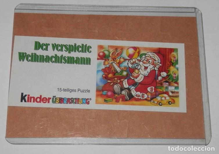 Figuras de goma Kinder: PUZZLE KINDER-A&Ntilde;O 2000 NAVIDAD - Foto 2