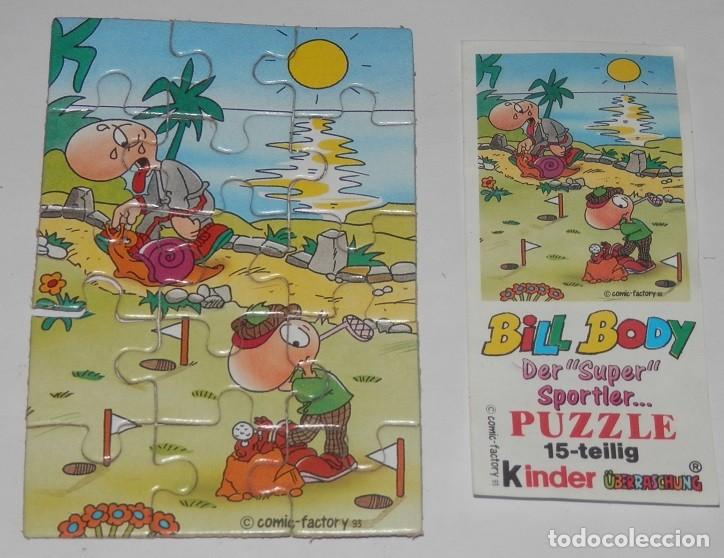 Figuras de goma Kinder: PUZZLE KINDER-BILL BODY - Foto 1