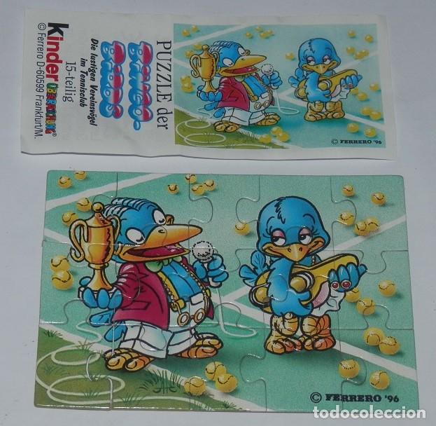 Figuras de goma Kinder: PUZZLE KINDER-PINGO-BIRDS - Foto 1