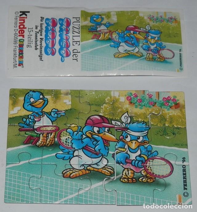 Figuras de goma Kinder: PUZZLE KINDER-PINGO-BIRDS - Foto 1