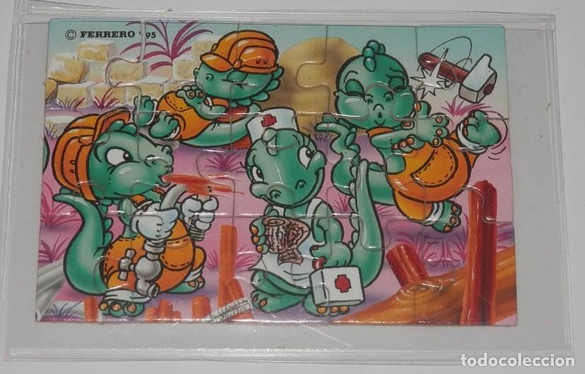 Figuras de goma Kinder: PUZZLE KINDER-DAPSY DINO 1995 - Foto 1