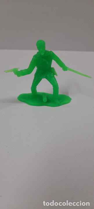 Figuras de goma y PVC: EL GENERAL CUSTER . MOLDE REAMSA - GOMARSA . EN PLASTICO MONOCOLOR - Foto 3