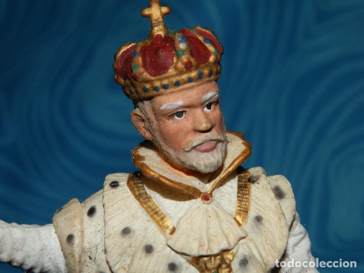Figuras de goma y PVC: SCHLEICH FIGURA REY 2003 - Foto 2