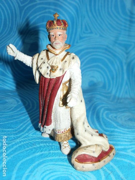 Figuras de goma y PVC: SCHLEICH FIGURA REY 2003 - Foto 4