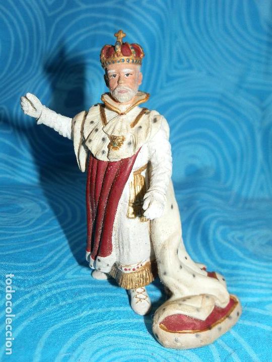 Figuras de goma y PVC: SCHLEICH FIGURA REY 2003 - Foto 1