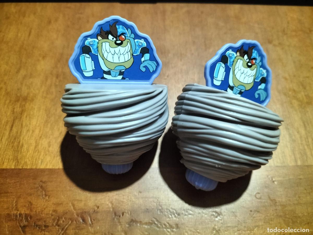 Figurines en Caoutchouc et PVC: 2 PEONZAS GRANDES DE PLASTICO. CREEMOS REGALO DE MCDONALDS. BUEN ESTADO. B-4