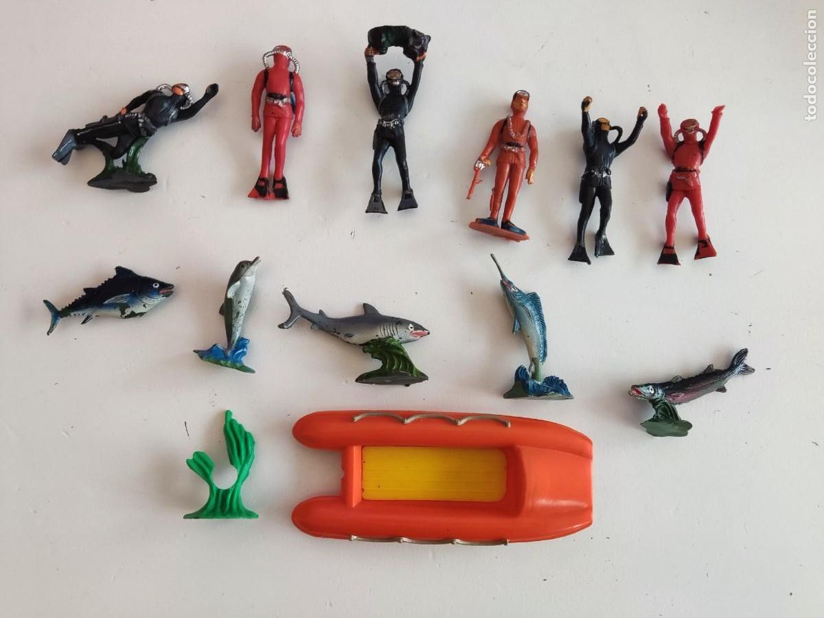 Figuras de goma y PVC: ACUARAMA JESCAN LOTE - Foto 1