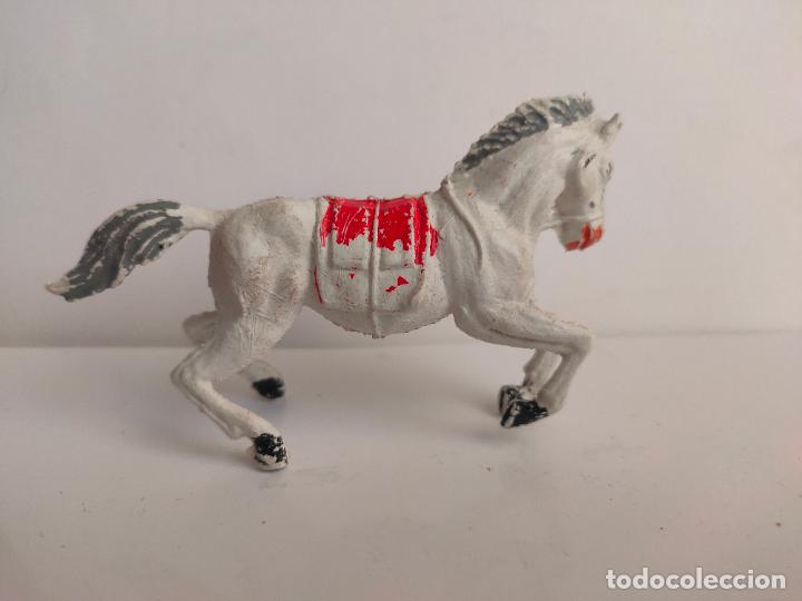 Figuras de goma y PVC: Caballo indio de Pech. Pl&aacute;stico - Foto 1
