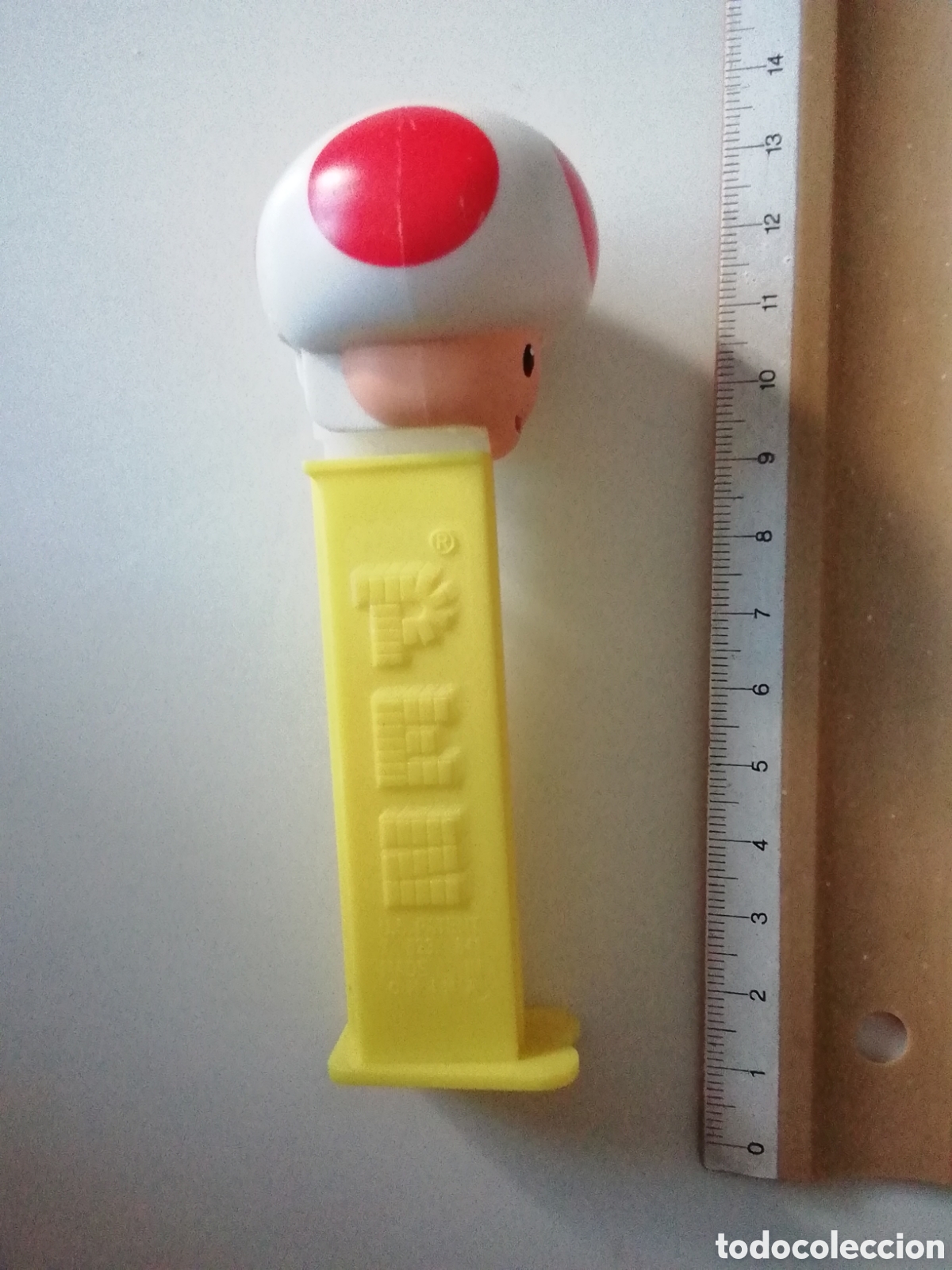 Figuras de goma y PVC dispensador PEZ: DISPENSADOR CARAMELOS PEZ TOAD - Foto 2