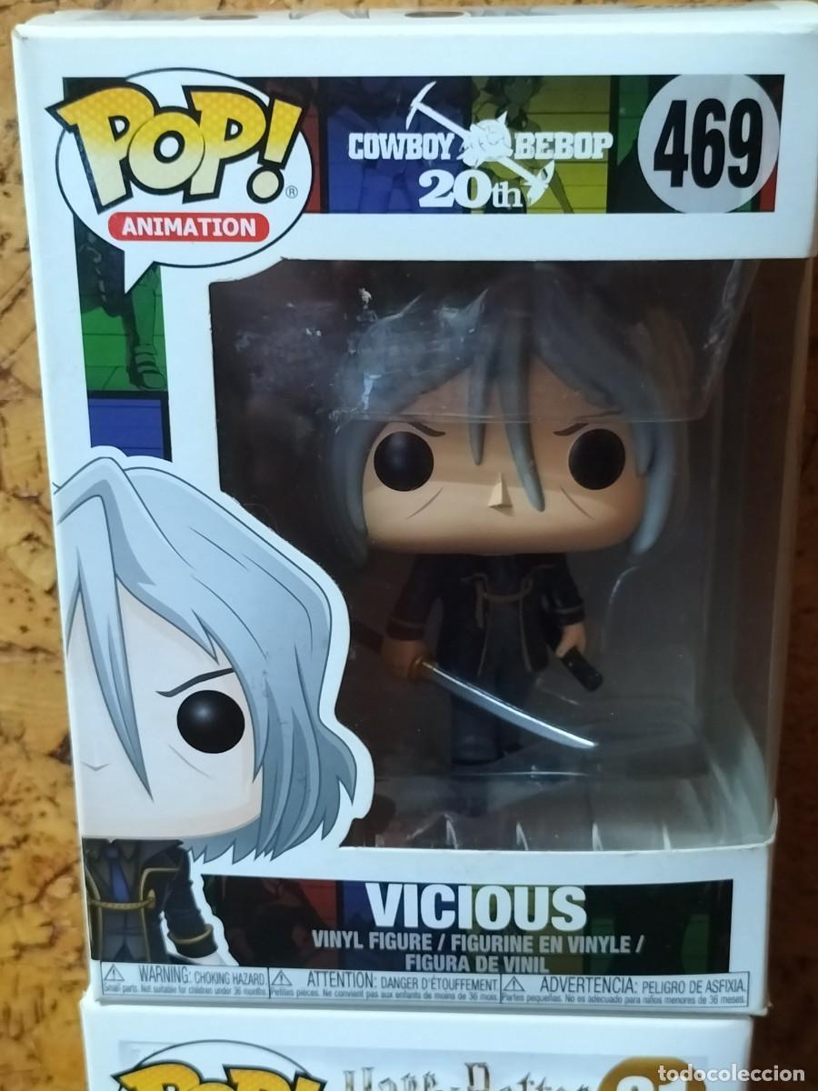 Figuras de goma y PVC: Funko Pop de Vicious n&ordm;469 de la Serie Cowboy Bee bop (Considerado un cl&aacute;sico del Manga animado).