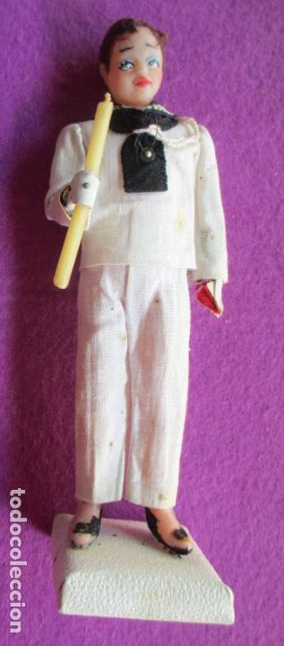 Figuras de Goma y PVC: NI&Ntilde;O DE COMUNION PLASTICO MU&Ntilde;ECO PARA TARTA 1&ordf; COMUNION CON VELA Y LIBRO MISAL