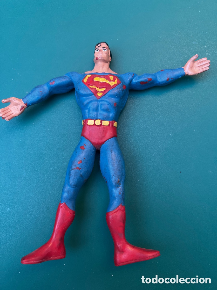 Figuras de goma y PVC: COMICS SPAIN FIGURA PVC FLEXIBLE SUPERMAN - Foto 1