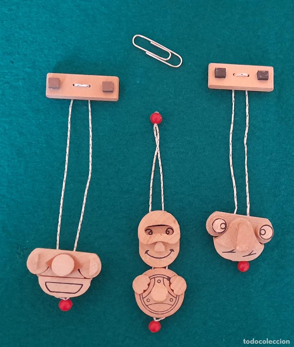 Figuras de goma Kinder: 9 Figuras de madera Kinder - Foto 2