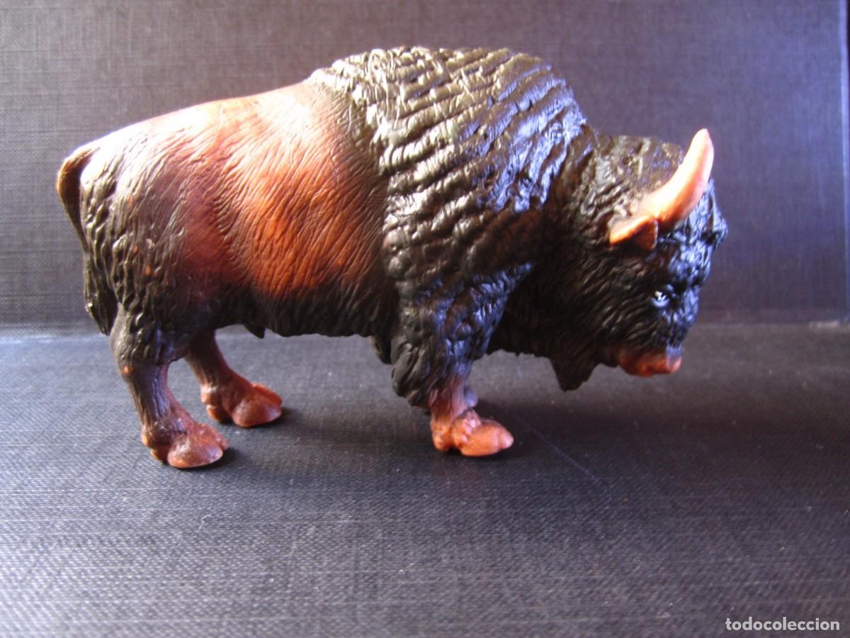 Figuras de goma y PVC: Bufalo Bisonte Bison (Schleich ref. 14034) - Foto 8