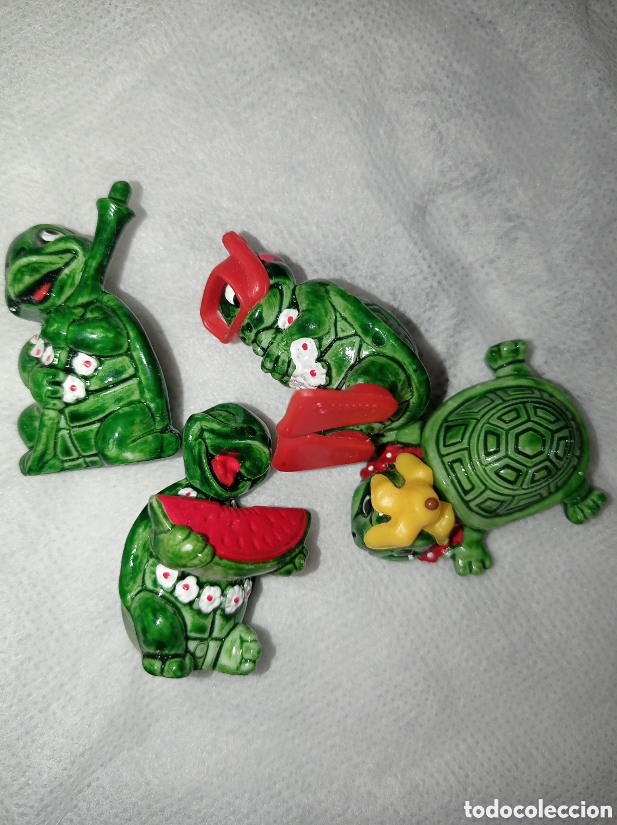 Figuras de goma Kinder: KINDER LOTE TORTUGAS - Foto 1