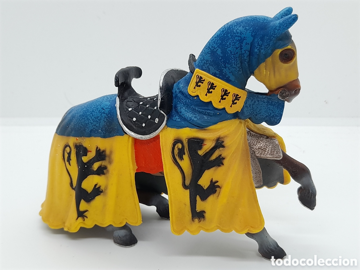 Figuras de goma y PVC: SCHLEICH . CABALLO EPOCA MEDIEVAL. - Foto 1