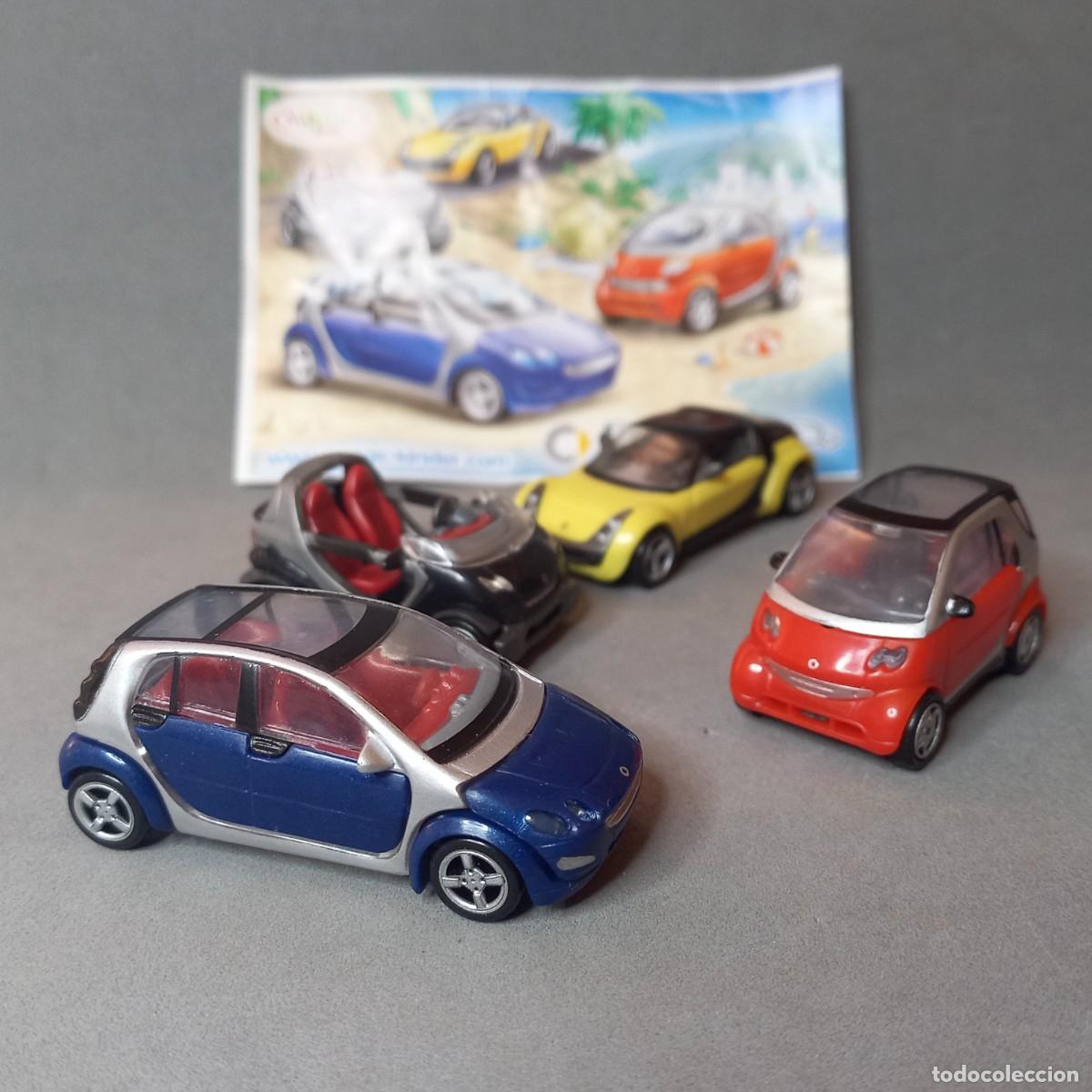Figuras de goma Kinder: Coches Smart de Magic Kinder. Colecci&oacute;n completa. - Foto 1