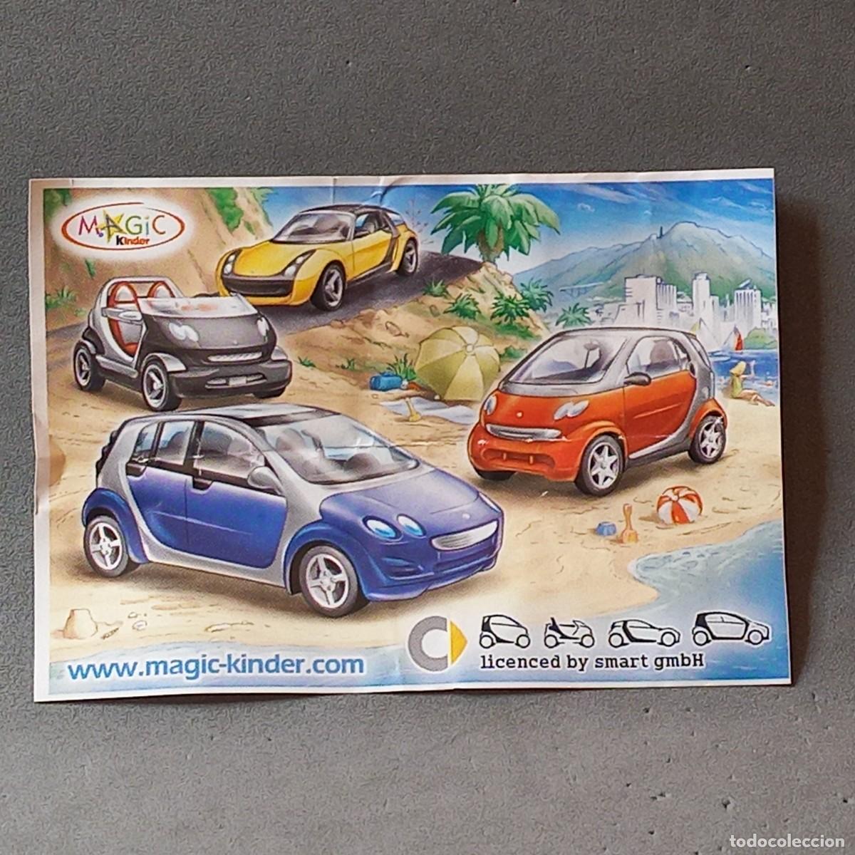 Figuras de goma Kinder: Coches Smart de Magic Kinder. Colecci&oacute;n completa. - Foto 18