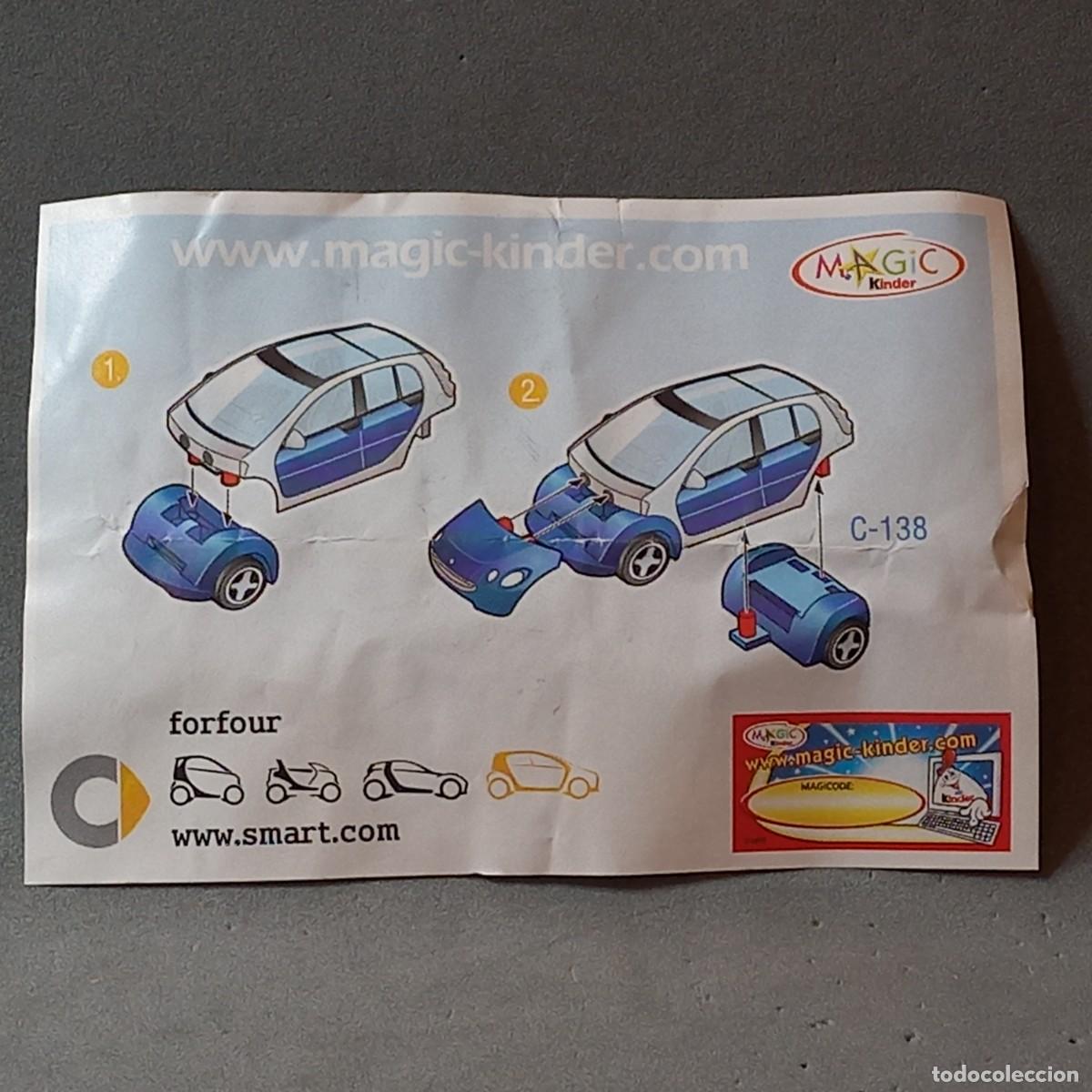 Figuras de goma Kinder: Coches Smart de Magic Kinder. Colecci&oacute;n completa. - Foto 19
