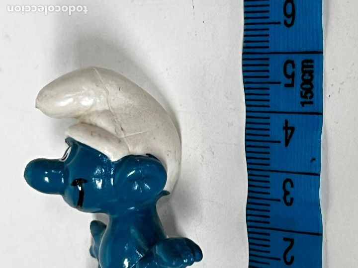 Figuras de goma y PVC: PITUFO PVC - PITUFO sonriente - Foto 3