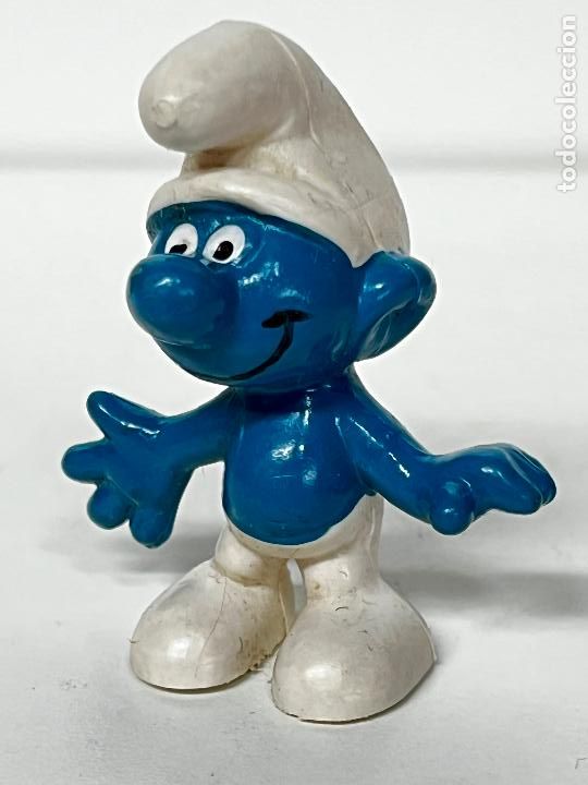 Figuras de goma y PVC: PITUFO PVC - PITUFO sonriente - Foto 1