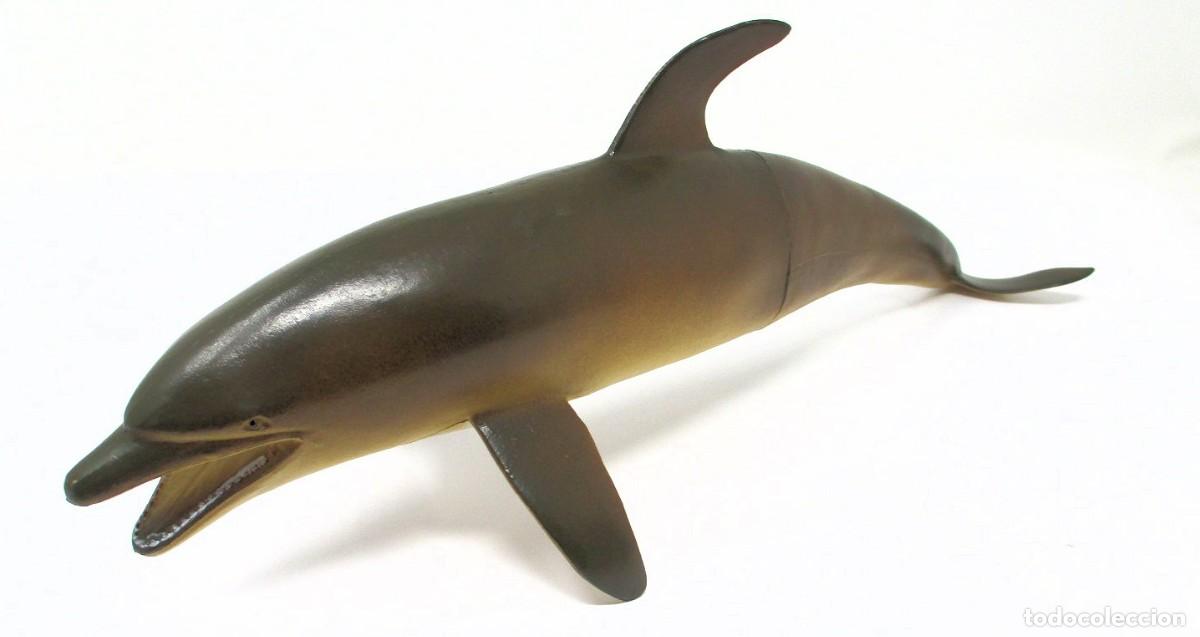 Gummi- und PVC-Figuren: Delfin de gran tama&ntilde;o 38 cm de largo x 14 cm de alto