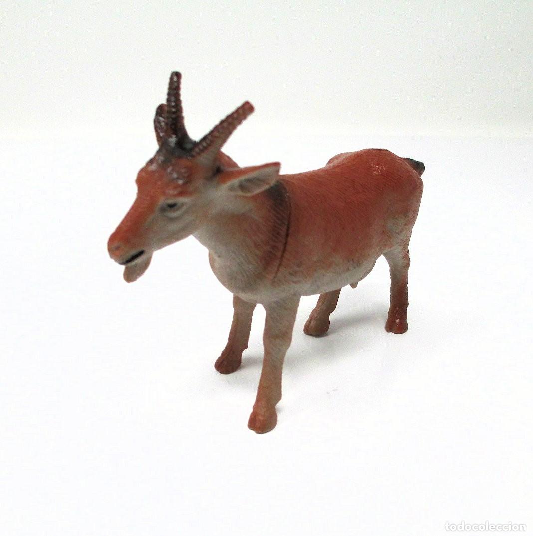 Figuras de goma y PVC: Figura de Cabra - 11,5 cm de largo x 8 cm de alto