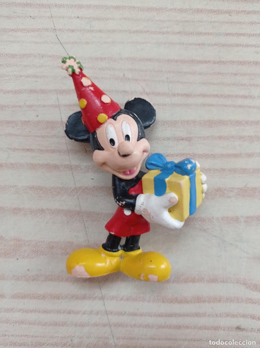 Figuras de goma y PVC: Figura PVC Mickey Mouse Con Regalo Bullyland