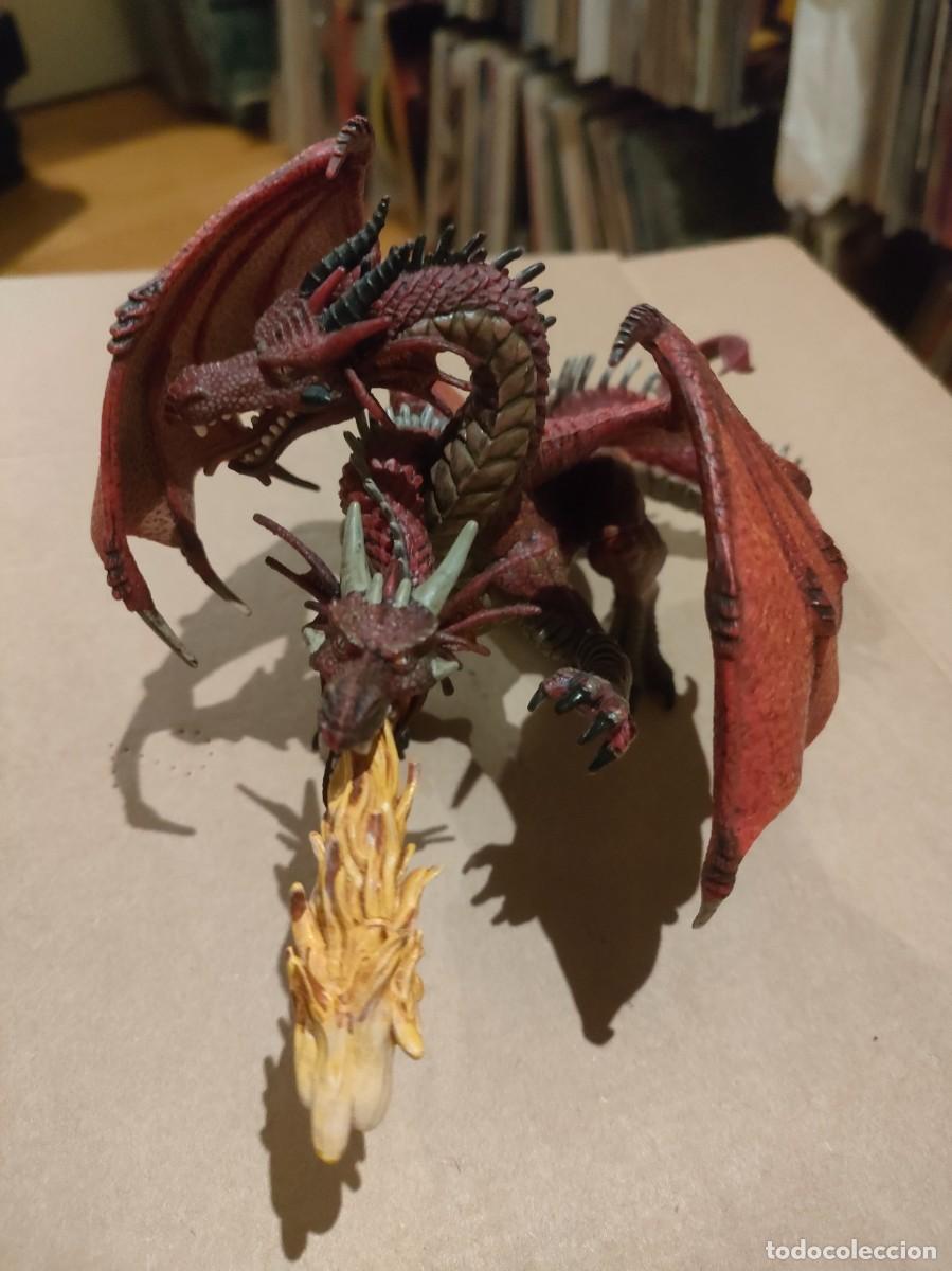 Figuras de goma y PVC: Figura drag&oacute;n bic&eacute;fala - Foto 1