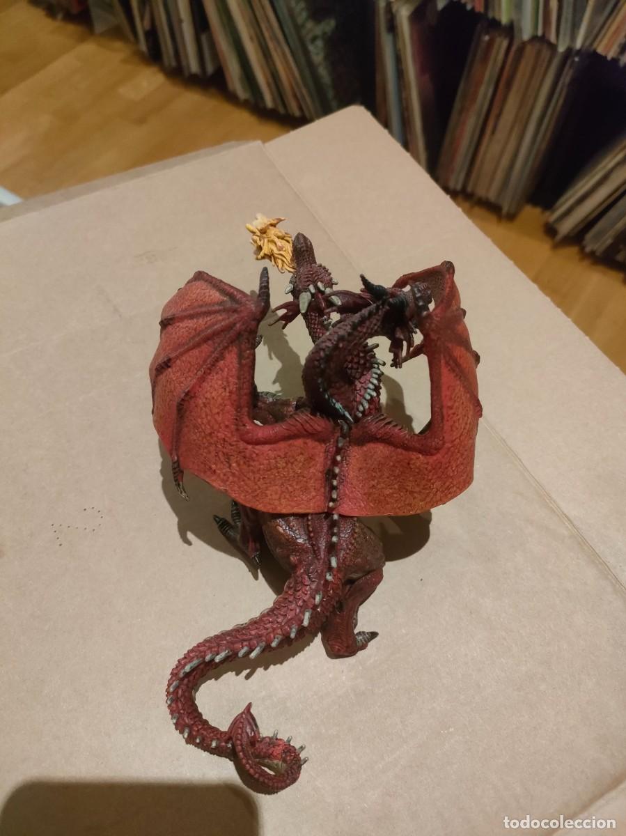 Figuras de goma y PVC: Figura drag&oacute;n bic&eacute;fala - Foto 2