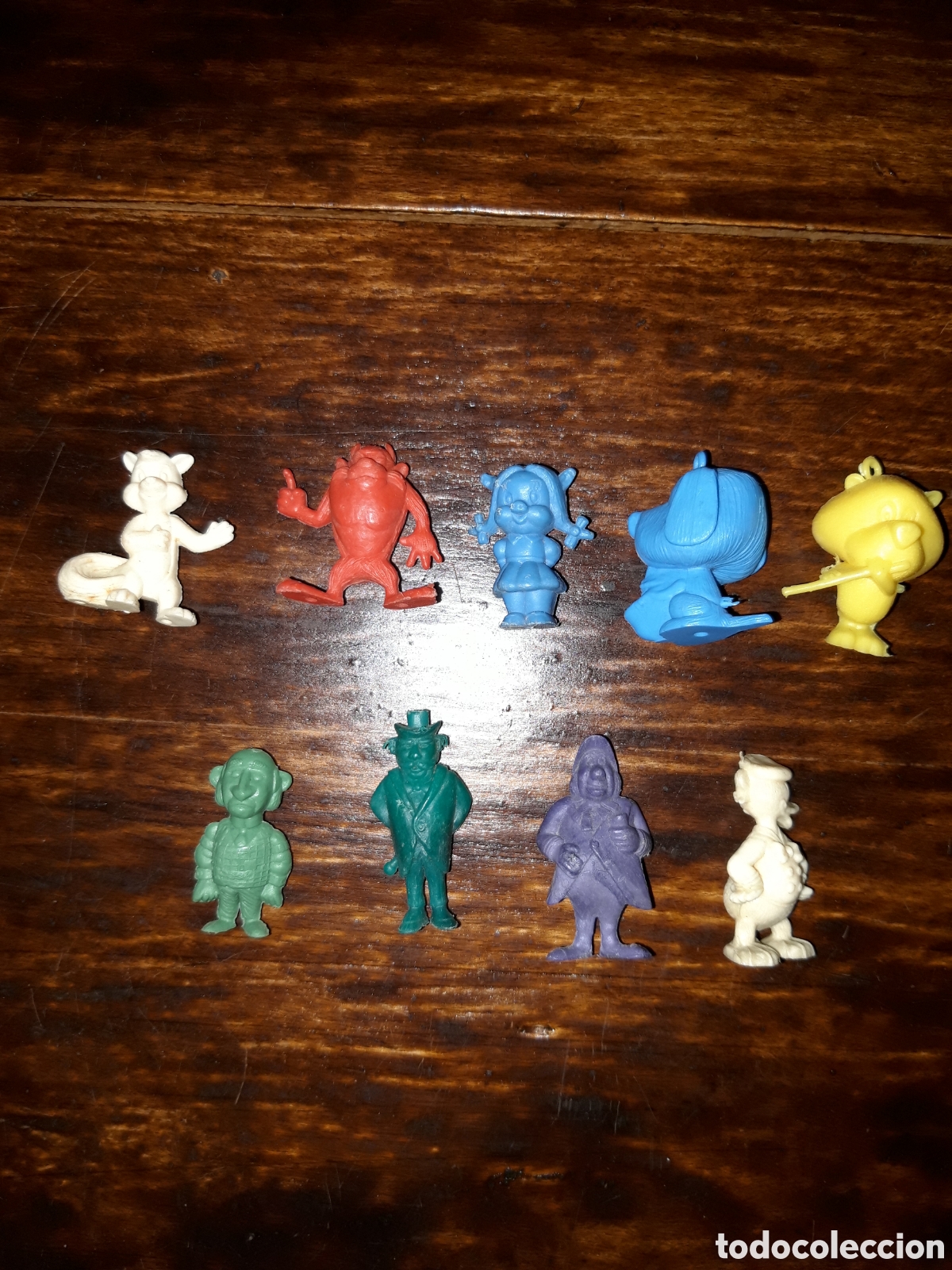 Figuras de goma y PVC: Lote figuras tipo dunkin - Foto 1
