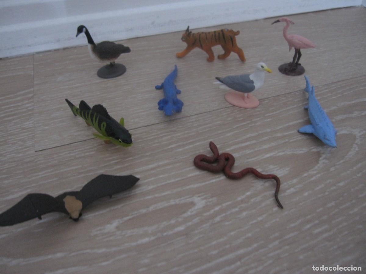 Gummi- und PVC-Figuren: 9 animales, marca Safari