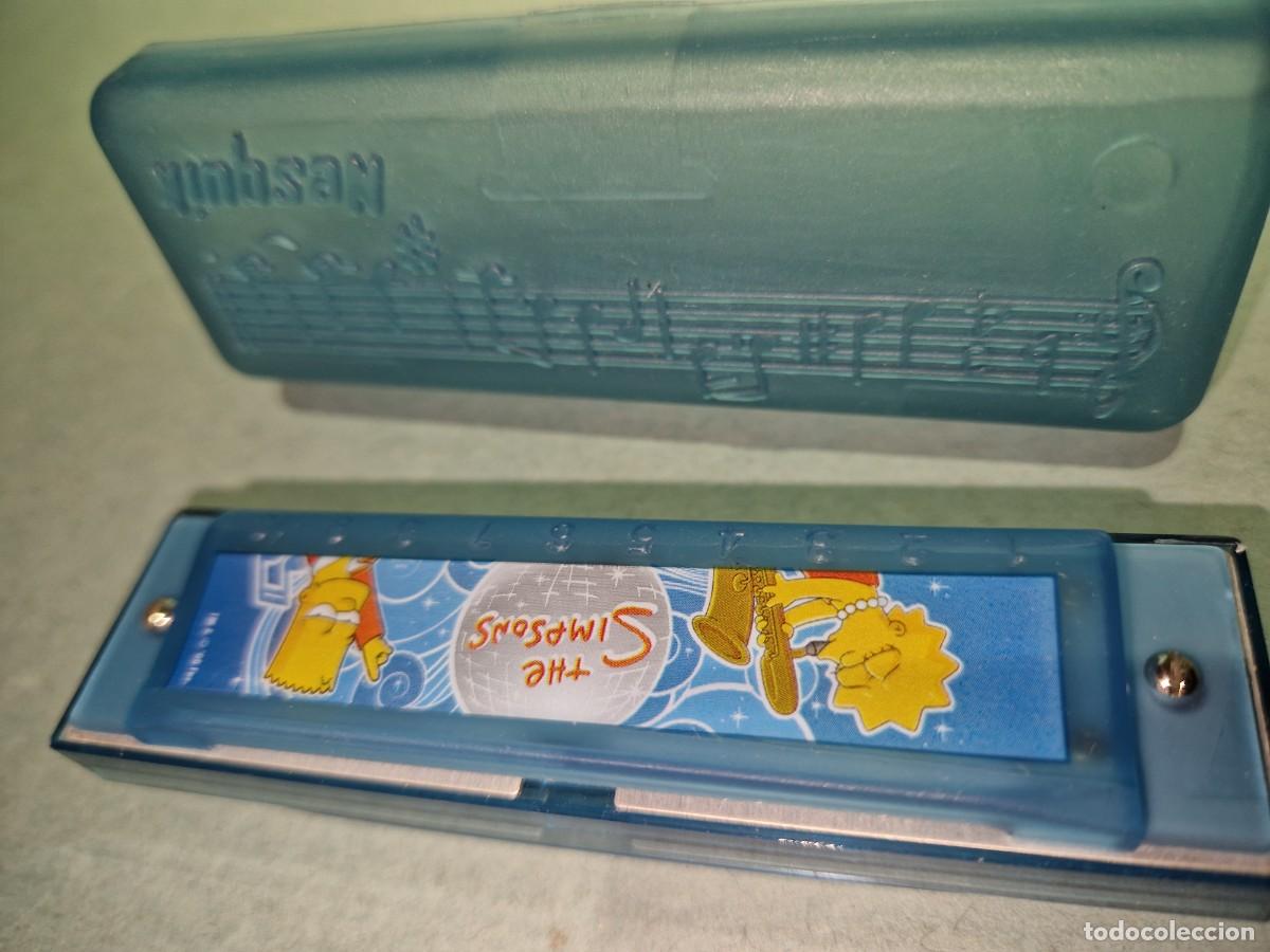 Figuras de goma y PVC: SIMPSONS - Arm&oacute;nica juguete - Nesquick - Foto 2