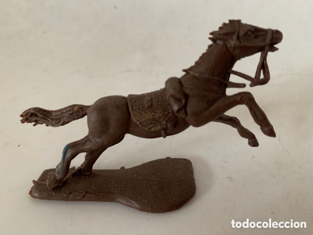 Figuras de goma y PVC: Caballo pl&aacute;stico a&ntilde;os 60 - Foto 1