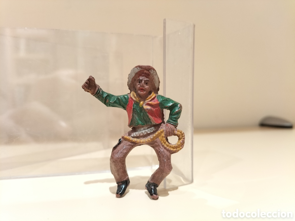Figuras de goma y PVC: VAQUERO LAFREDO EN GOMA - Foto 1