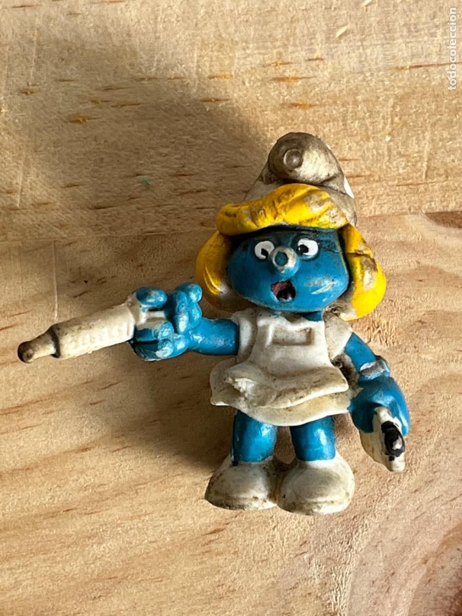 Figuras de goma y PVC: Ik6. (16) PITUFINA - LOS PITUFOS - Foto 1