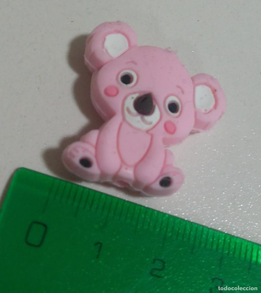 Figuras de goma y PVC: HOTIPS Cuenta silicona arco&iacute;ris para llaveros accesorios koala rosa goma animalito animal rosita