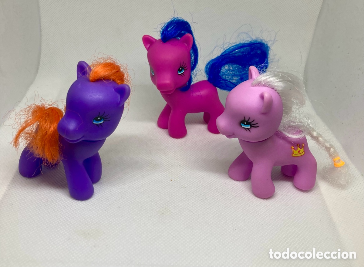 Figuras de goma y PVC: 3 Ponys en perfeto estado - Foto 1