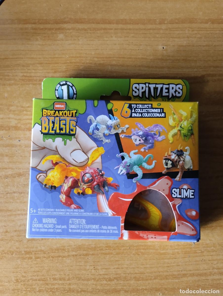 Figuras de Goma y PVC: figura para construir con slime breakout beasts 1 spitters (sin abrir)