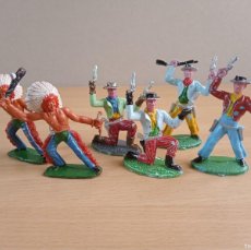 Figuras de Goma y PVC: LOTE ”C” DE FIGURAS FAR WEST- ORIGINAL MANEL SOTORRES AÑOS 60/70