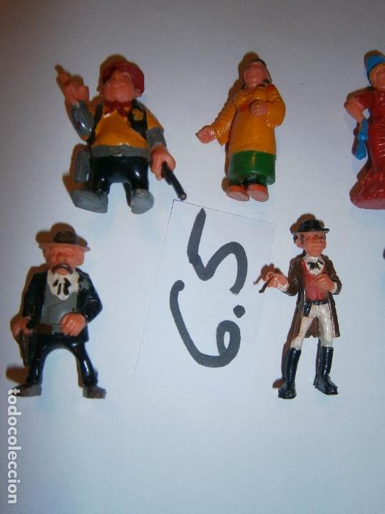 Figuras de goma y PVC: ANTIGUAS FIGURAS OESTE - Foto 2