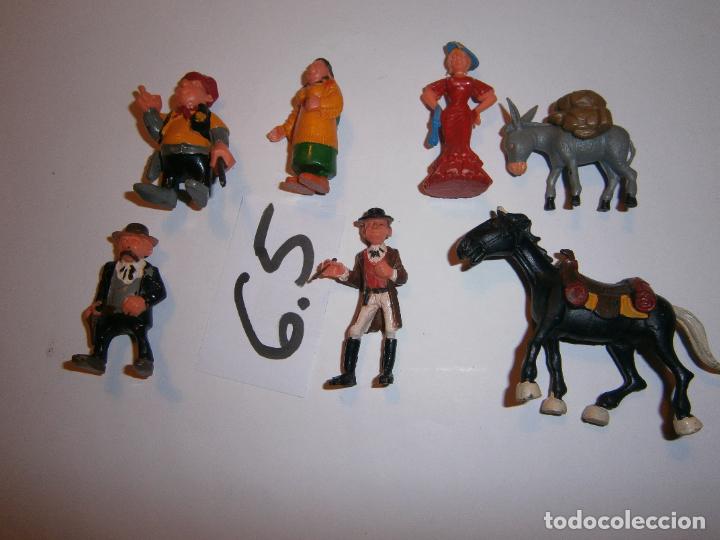 Figuras de goma y PVC: ANTIGUAS FIGURAS OESTE - Foto 1