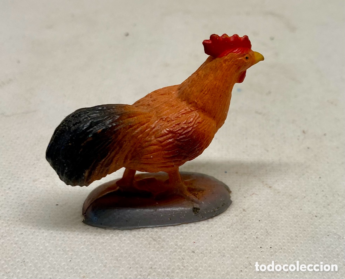 Figuras de goma y PVC: GALLINA COMO NUEVA - Foto 2