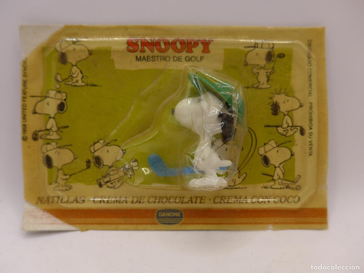 Figuras de goma y PVC: FIGURA SNOOPY MAESTRO DE GOLF OBSEQUIO DE DANONE - Foto 1