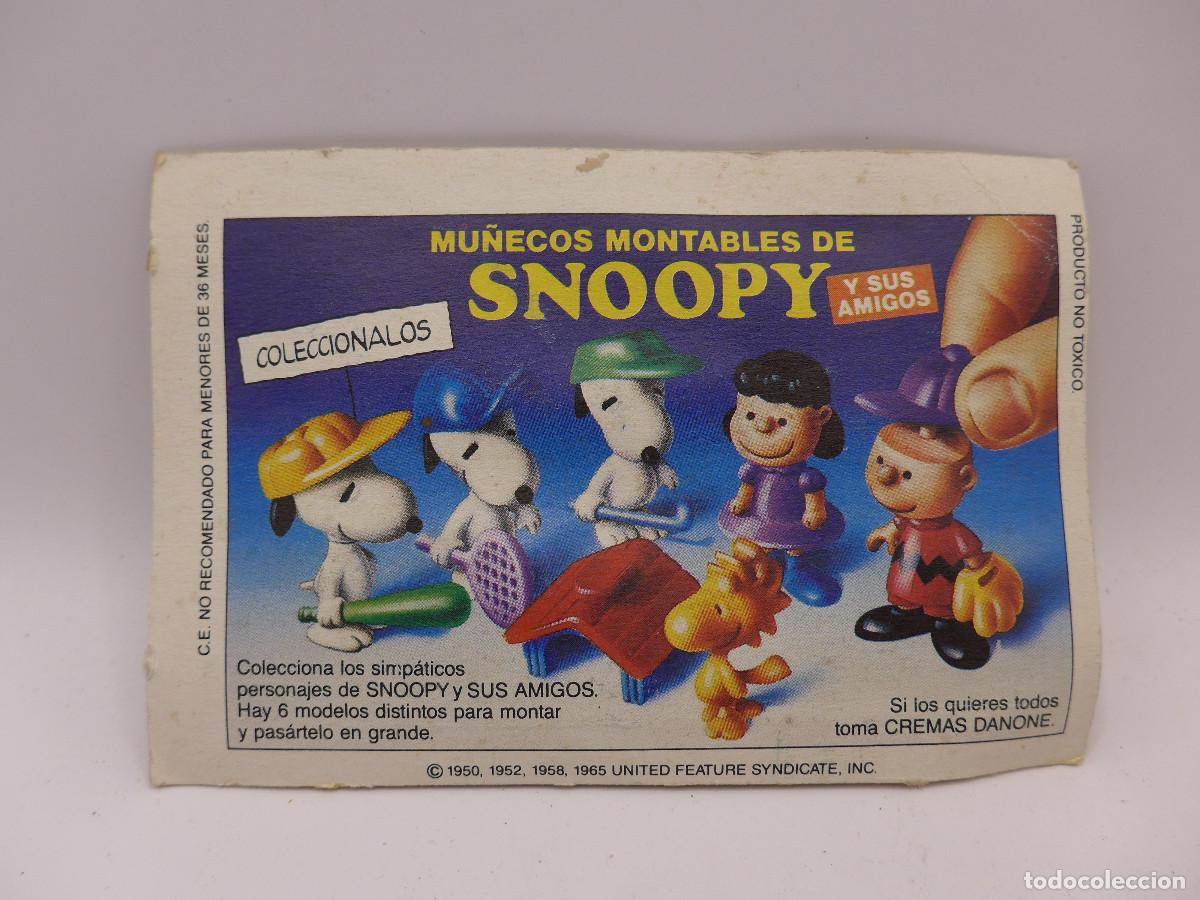 Figuras de goma y PVC: FIGURA SNOOPY MAESTRO DE GOLF OBSEQUIO DE DANONE - Foto 2