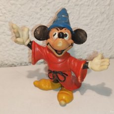 Figuras de Goma y PVC: COMICS SPAIN : ANTIGUA FIGURA DE GOMA DE MICKEY MOUSE MAGO BRUJO - FANTASIA - WALT DISNEY AÑOS 80