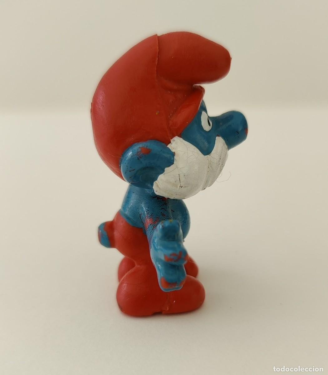 Figuras de goma y PVC: Mu&ntilde;eco Papa Pitufo - Foto 4