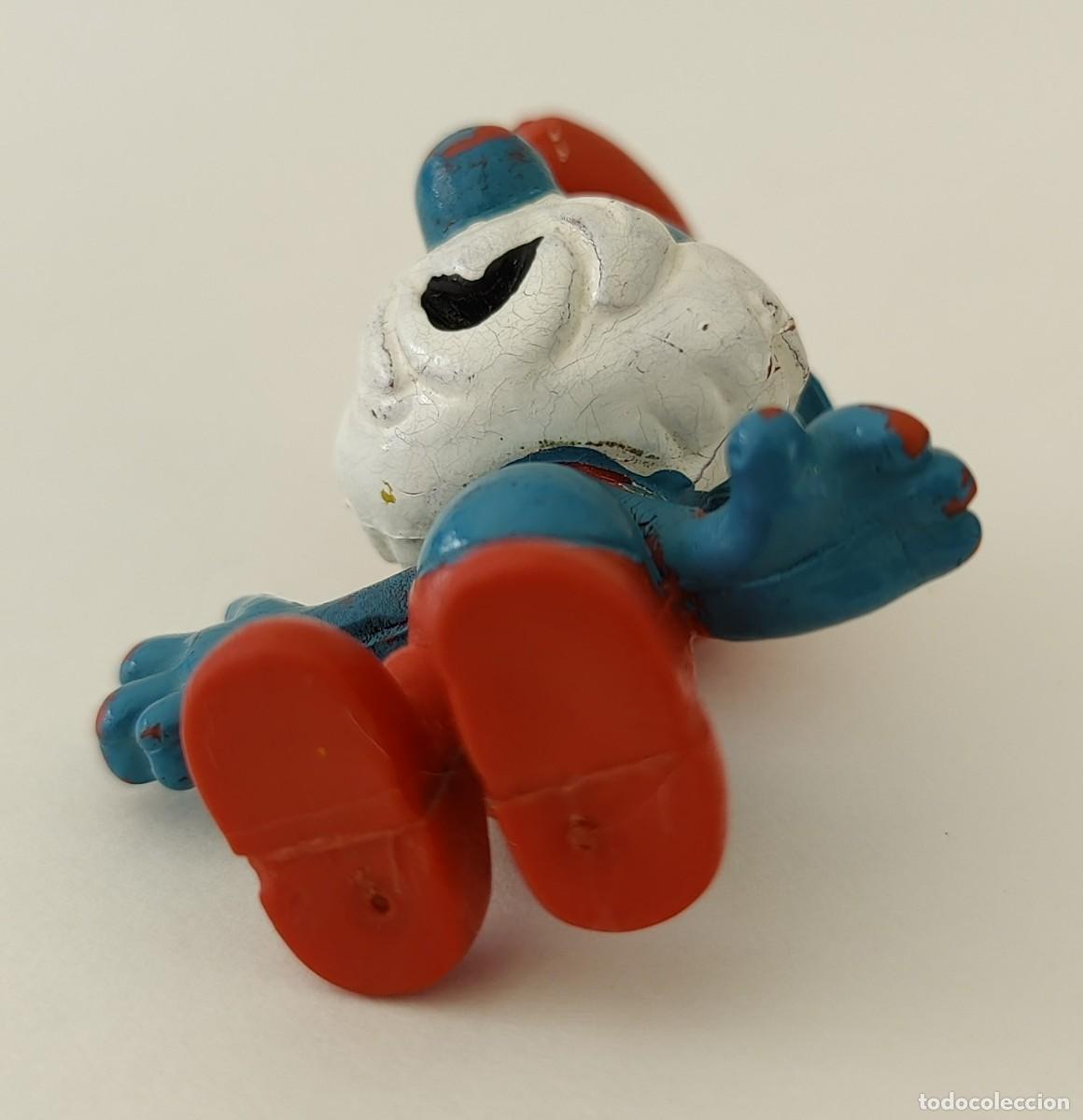 Figuras de goma y PVC: Mu&ntilde;eco Papa Pitufo - Foto 6