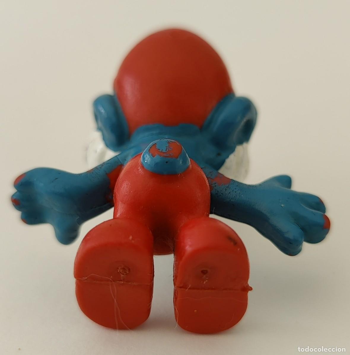 Figuras de goma y PVC: Mu&ntilde;eco Papa Pitufo - Foto 7